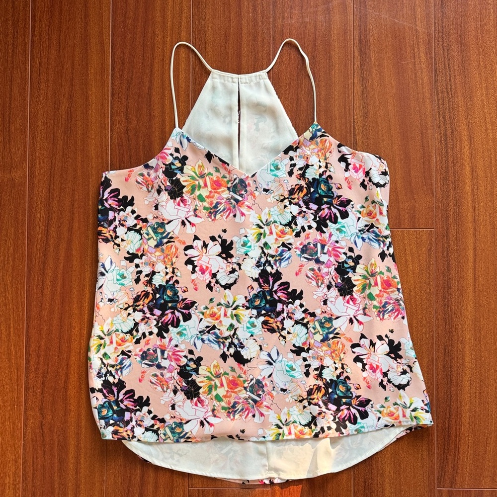 Express Floral cami top blouse